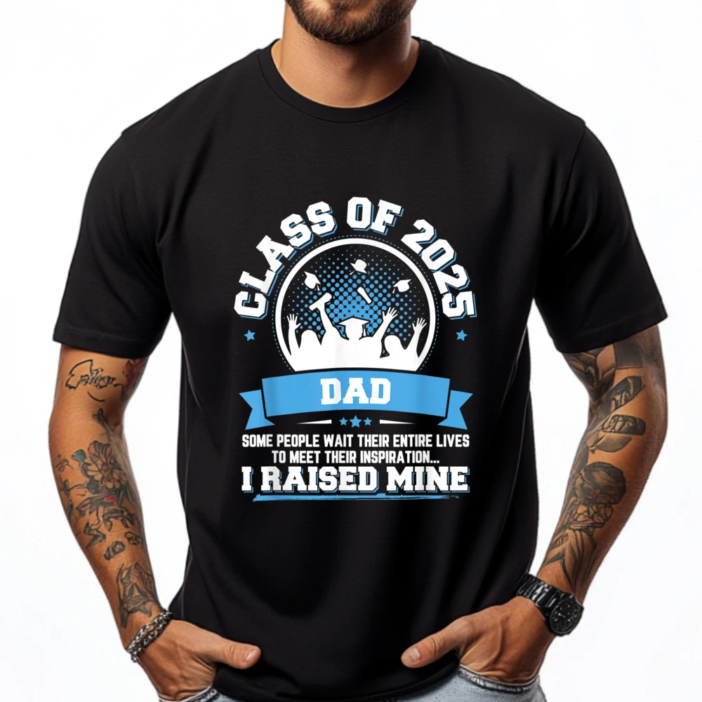 

Proudfam Apparel Co.Mens Graduation Proud Dad Of A Class Of 2025 Graduate Streetwear Men ClassicStreetwear Men Family