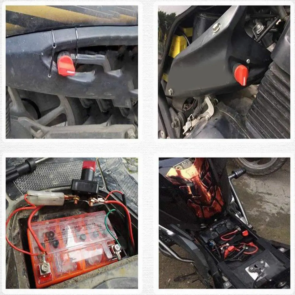 

Auto Battery Isolator Switch 12V36V 24V Car Main Power Switch Disconnect Disconnect Kill Isolator Cut Switches Battery Off F7D9