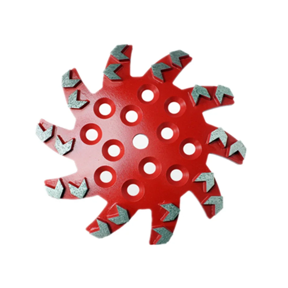 Disco abrasivo de diamante universal de 10 pulgadas con unión dura para suelos de hormigón, grano medio 36, y almohadillas para pulir suelos, 3 piezas