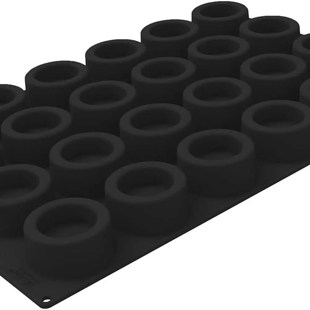 

Силиконовая сковорода с 24 отступами и круглыми полостями, диаметр 3,15 дюйма x высота 1,38 дюйма