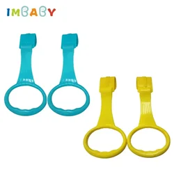 4pcs Pull Ring for Playpen Baby Crib Two Color Hooks Pendants Infant General Use Hooks Toddler Learn To Stand Nursery Rings Hand