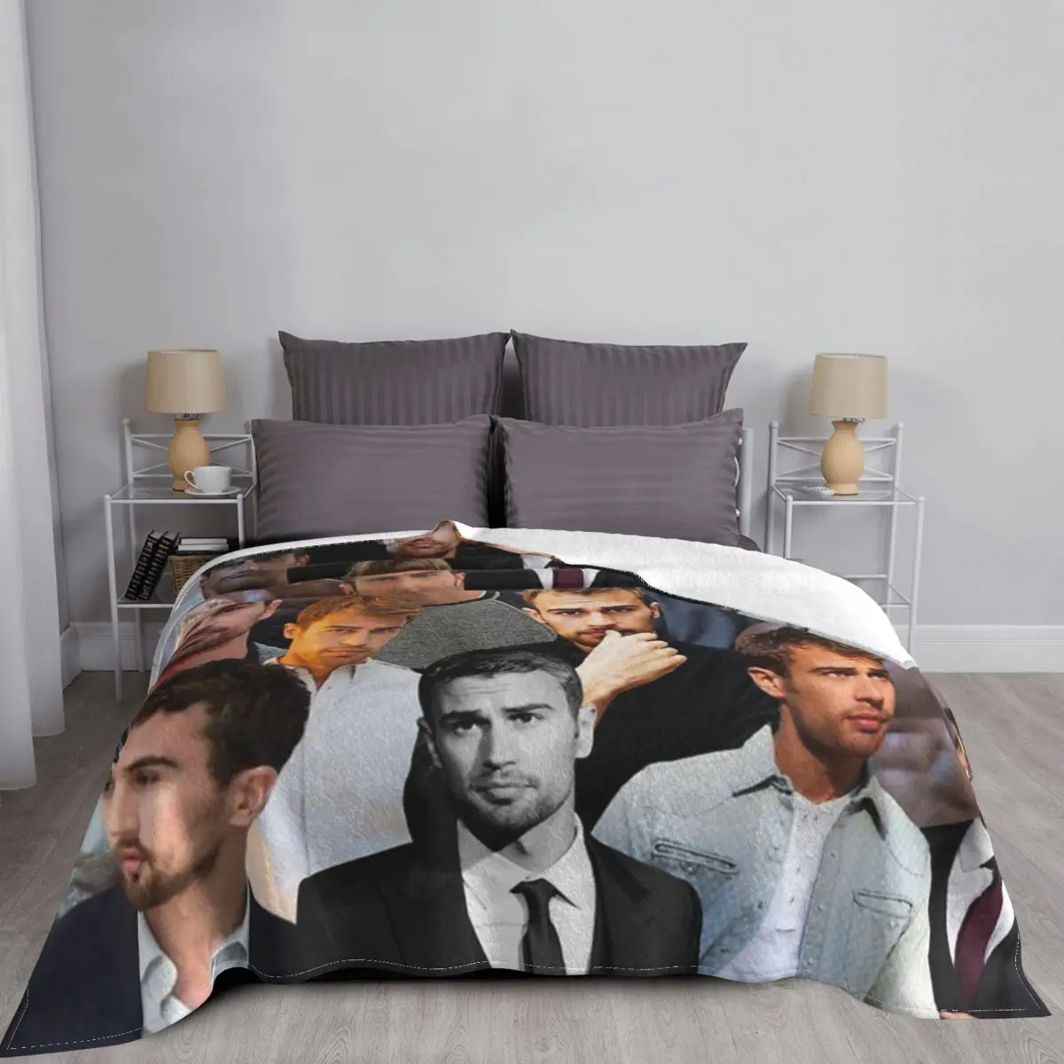 Hemian James Photo Collage una coperta in Micro pile Ultra morbida