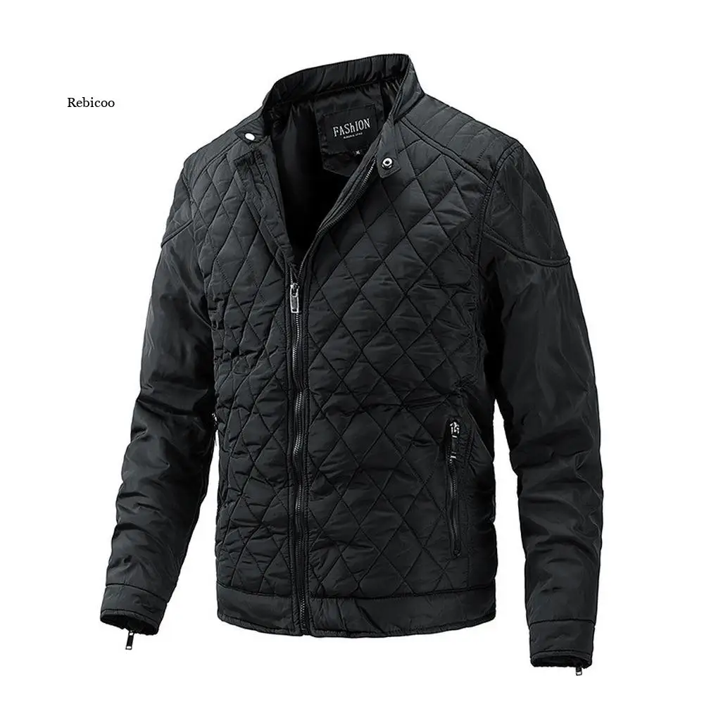 Giacca autunno primavera uomo 2022 abbigliamento moda modello diamante Bomber verde militare giacca e cappotto Casual da uomo