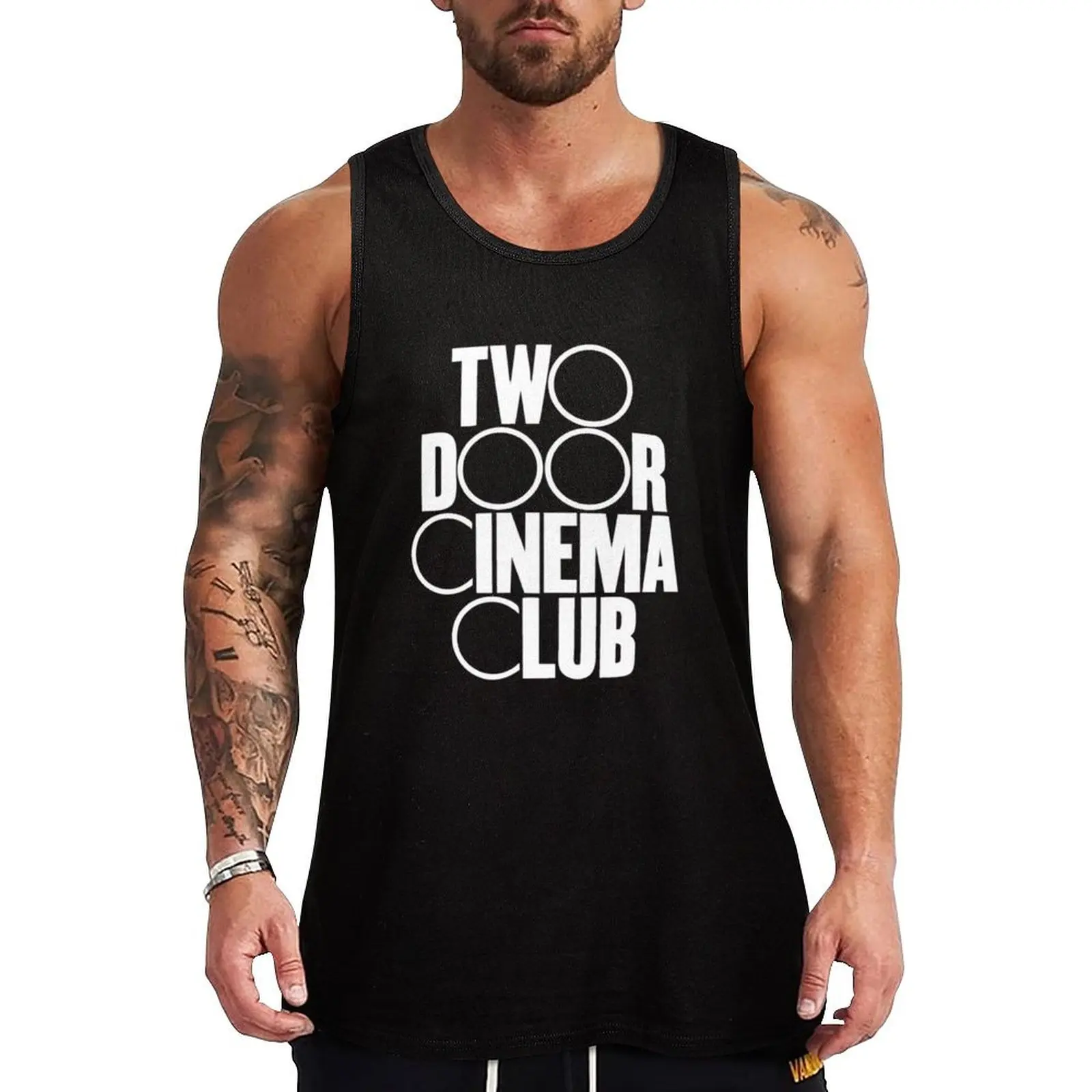 

BEST SELLER - Two Door Cinema Club Logo Merchandise Tank Top Men's gym t-shirt Sleeveless top bodybuilding men Muscle fit