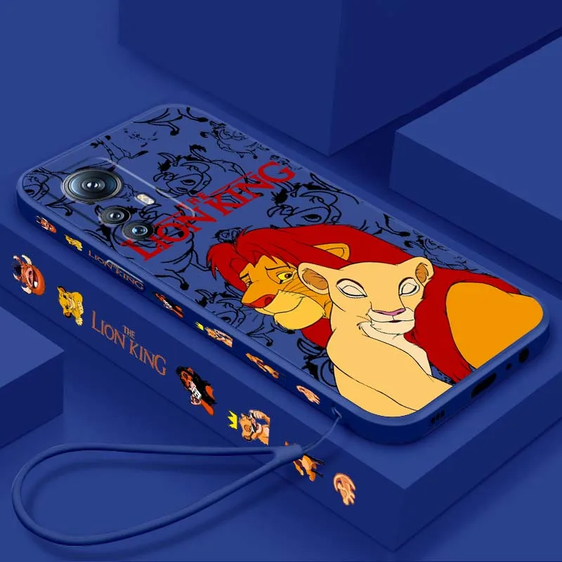 

Cartoon Lion King Cute Simba Phone Case For Xiaomi Mi 15 14 13 13T 12 12T 12S 11 11i 11X Lite Pro Ultra 5G Liquid Left Rope