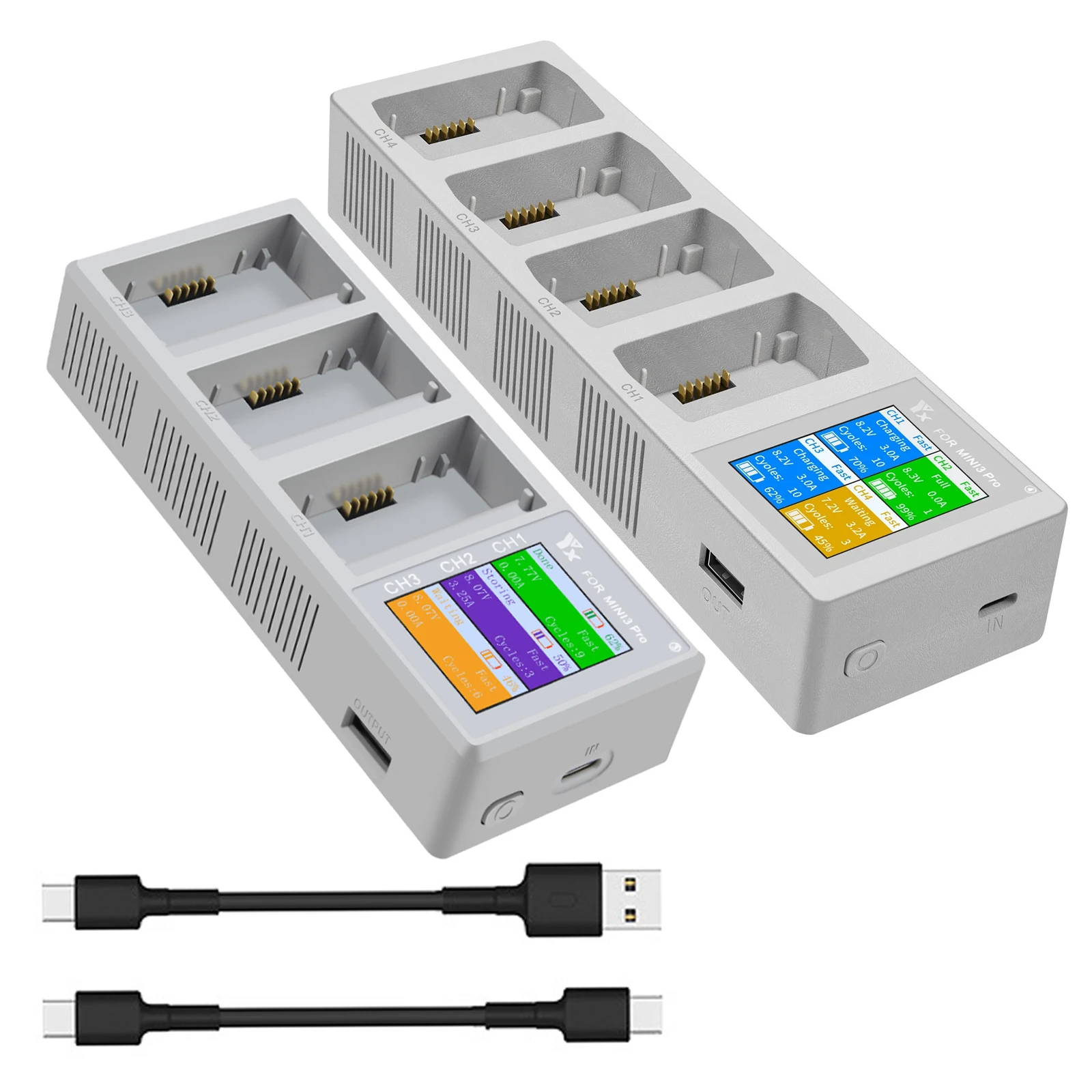 Accessoires de charge rapide pour importateur DJI Mini 3/3 Pro, majordome de charge numérique, télécommande USB, concentrateur de charge