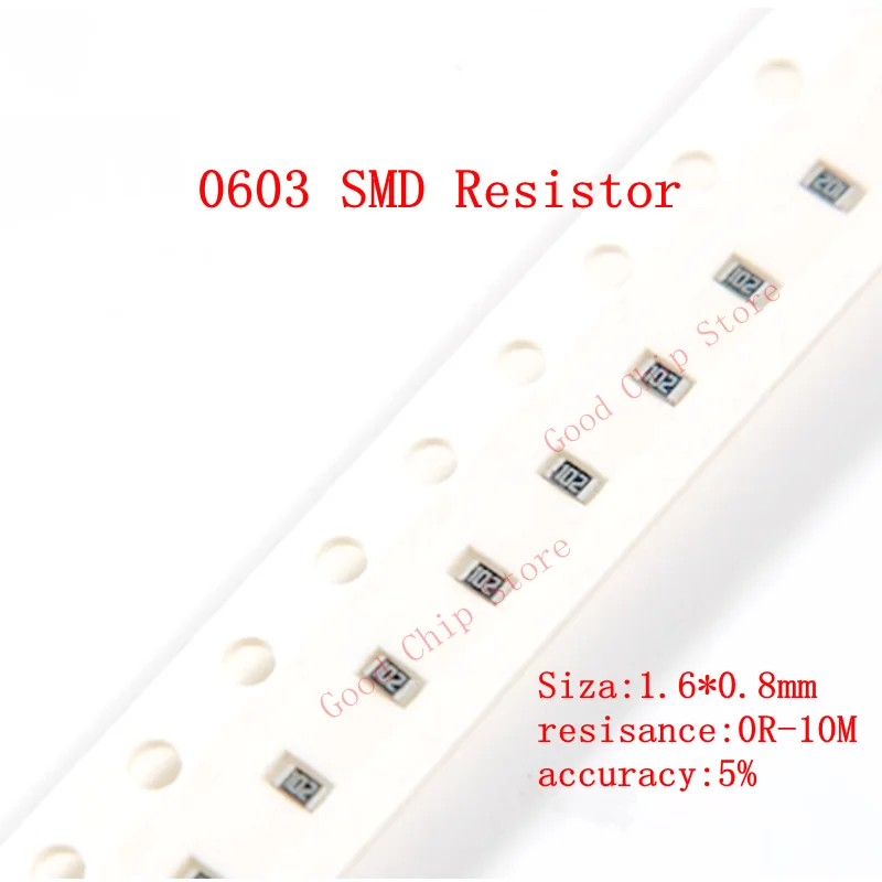 100Pcs 5% 0603 Smd …