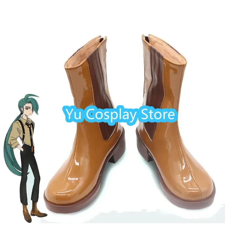 

Rika Cosplay Shoes PU Leather Shoes Halloween Carnival Boots Cosplay Prop Custom Made