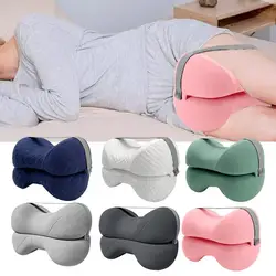 Memory Foam Knee Pillow Pain Relief Sleeping Orthopedic Cushion Headrest Neck Support Pillow Thigh Leg Pad For Travel  Office