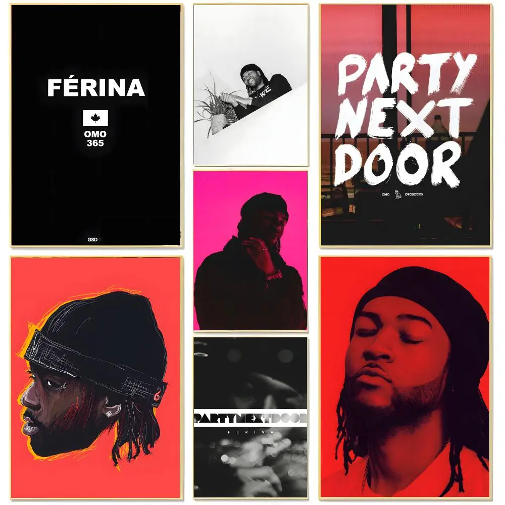 Smooth R&B Modern P-PARTYNEXTDOOR Poster Living Room Bedroom Decorative Print Unframed Decor
