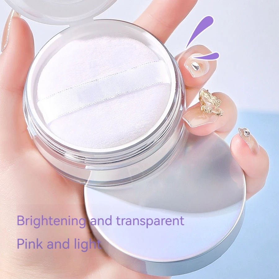 Fixing Powder Oil Control Long Lasting Waterproof Concealer Light Translucent Matte Waterproof Sweatproof Dry Oily Skin