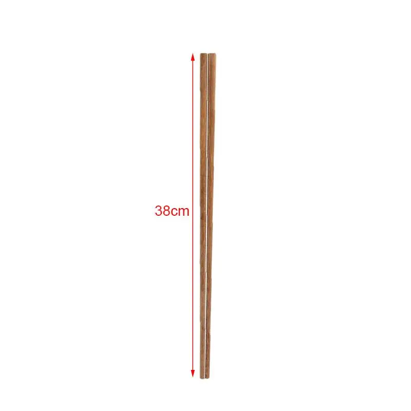 1Pair 32cm Length Deep Fry Kitchen Tools Noodle Chopsticks Food Sticks Chinese Style Lengthen Hot Pot Wooden Cooking