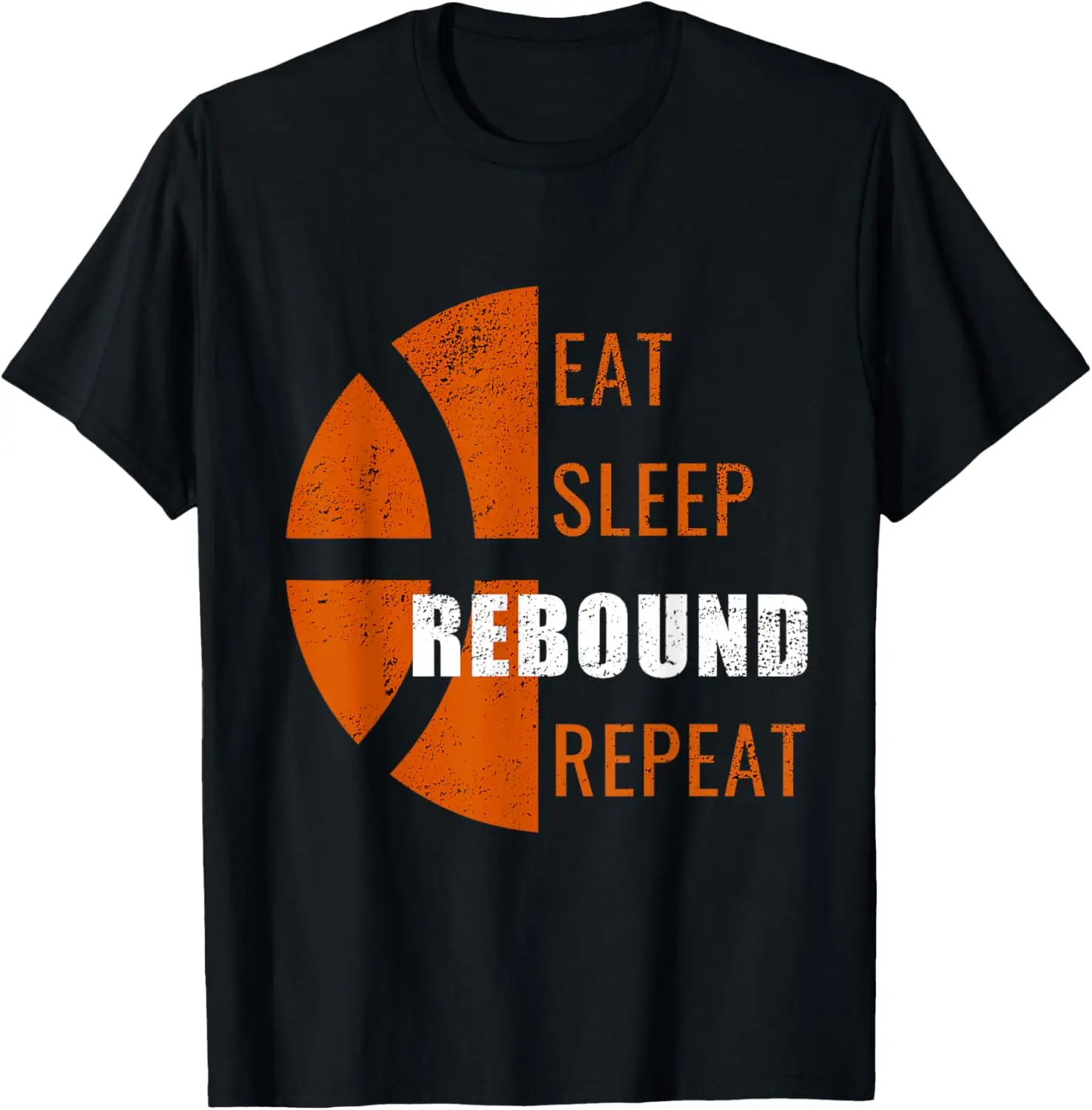 Eat Sleep Rebound Repeat Funny Basketball Men Women Kids T-Shirt