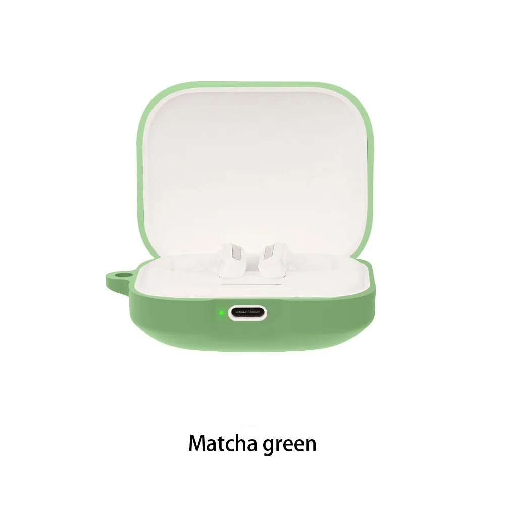 Подходит для наушников с красным рисом. Силиконовый защитный чехол. Простота использования. Применимая гарнитура с красным рисом для Buds 5.