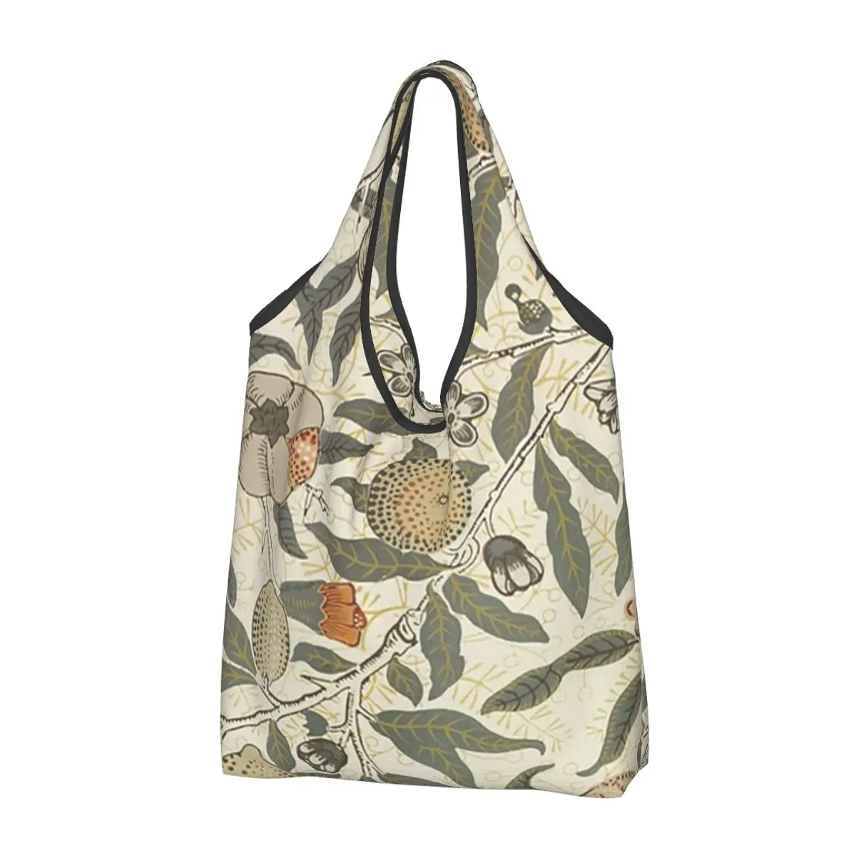 William Morris Bullerswood Portable Tote Shopping Bags Reusable Shopper Bag Grocery Handbag Shoulder Bag