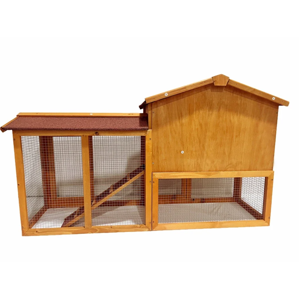 

Wearable and Strong Chicken Coops for Playground, made of pure solid wood and is perfect for raising rabbits or chickens