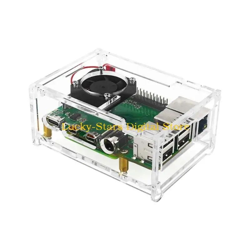 T3EE Forraspberrypi CM4 إلى لوحة توسيع محول PI4B مع RJ45NETWORK منافذ USB واجهات GPIO مروحة التبريد ومجموعة الحالات