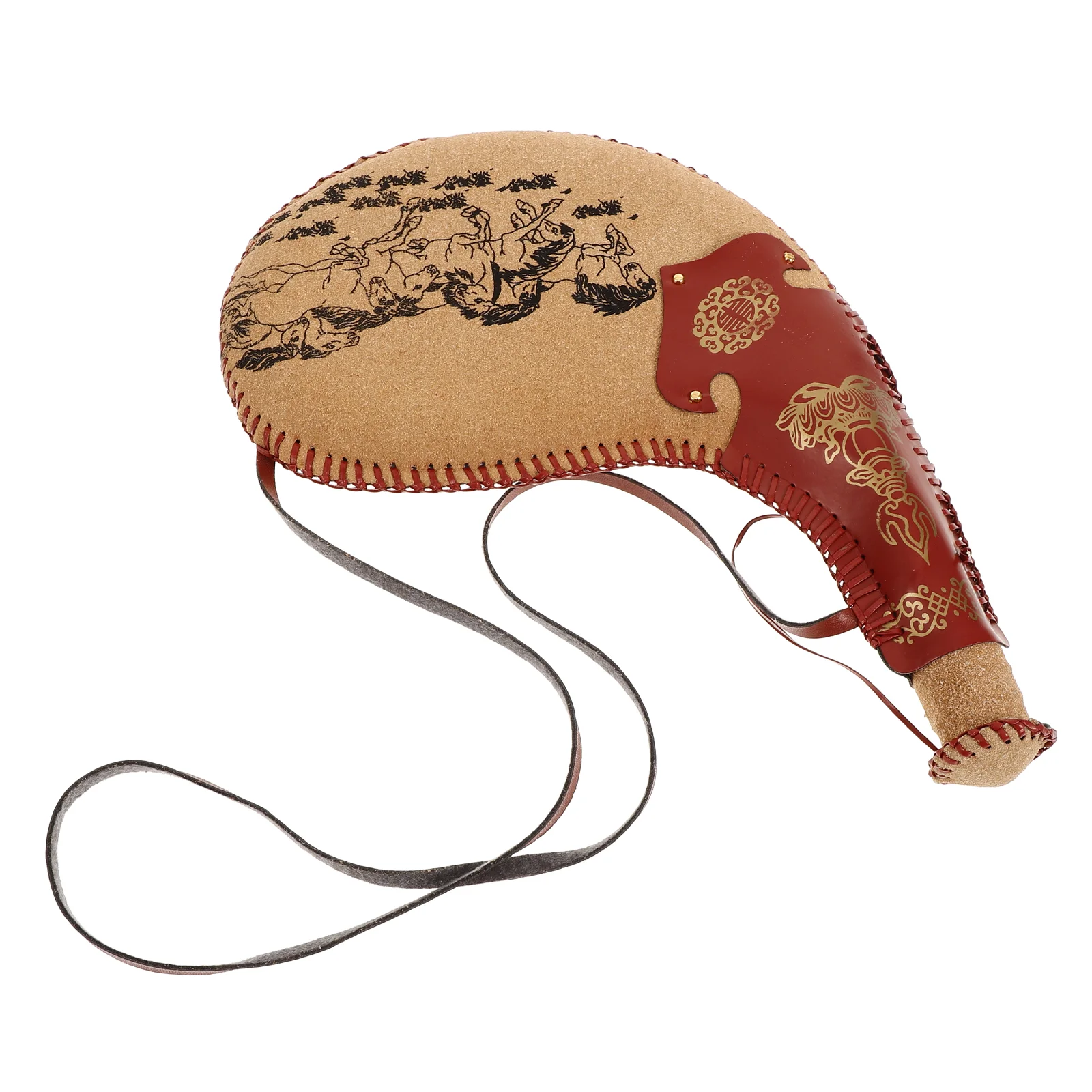 بوتا مقصف الحقيبة المحمولة المياه القديمة حقيبة زجاجة السفر التقليدي