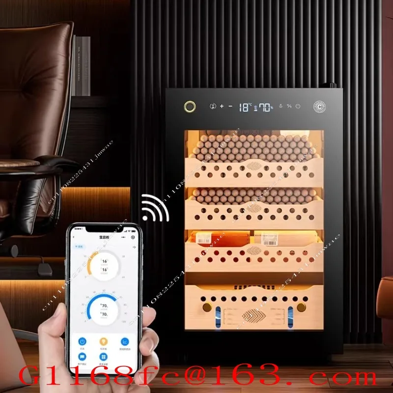 Used for Cigar Cabinet Constant Temperature and Humidity Household Small Mini Moisturizing Cabinet