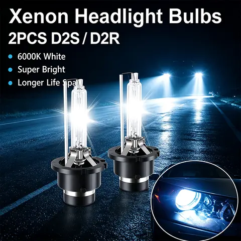 Set of 2 6000K D2S D2R D2C HID Xenon Bulbs Factory Replacement Headlight HID Lamp For Original HID Headlamp System