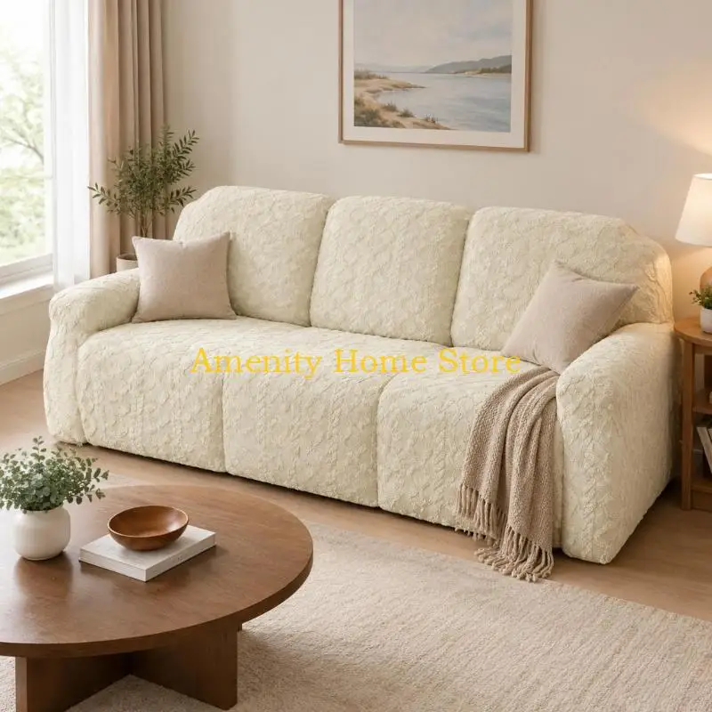 F26C Removable Three-Seat Sofa Guard, Split Textured Panels Provide a Close Fit Across Reclining Sofa Portions for Daily Use