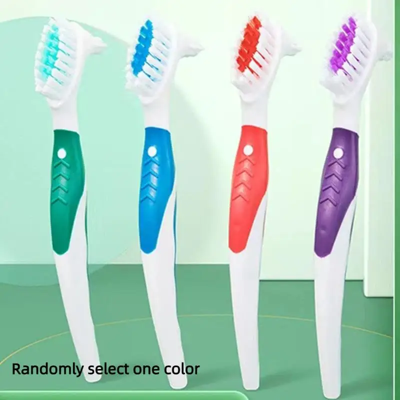 1Pcs Invisible Braces  Retainer Descaling Brush Double Sided Denture Toothbrush Cleaning Brush