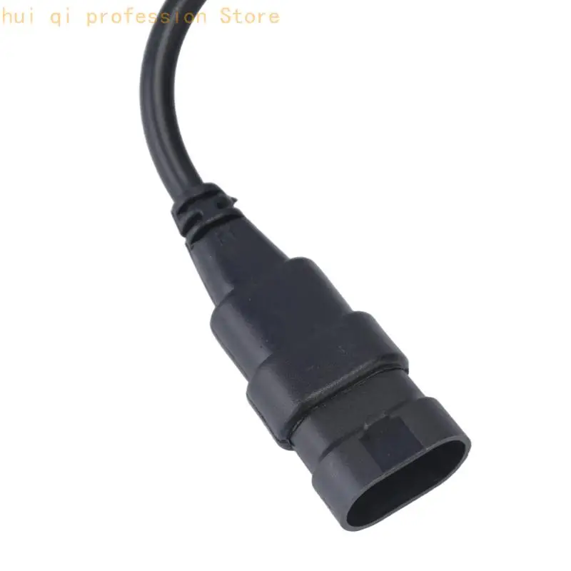H13/9008 LED Canbus Decoders for 12 V Automotive and Motorcycle Headlight, Single Black Component with Injection-Molded ABS H8WE