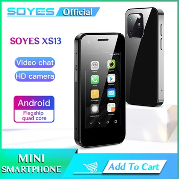 SOYES XS13 미니 2.5 인치 스마트폰, 안드로이드 6.0, 1GB RAM, 8GB ROM, 듀얼 SIM, 5MP 카메라, 구글 플레이 스토어, 소형 스마트폰 선물 