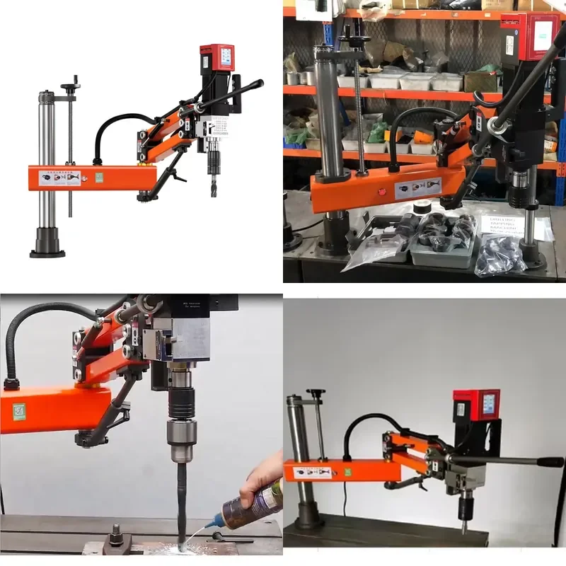 for Drill Hole Tapping Arm Electric Screw Tapping Machine M24 CNC Drilling and Tapping Machine for Metal