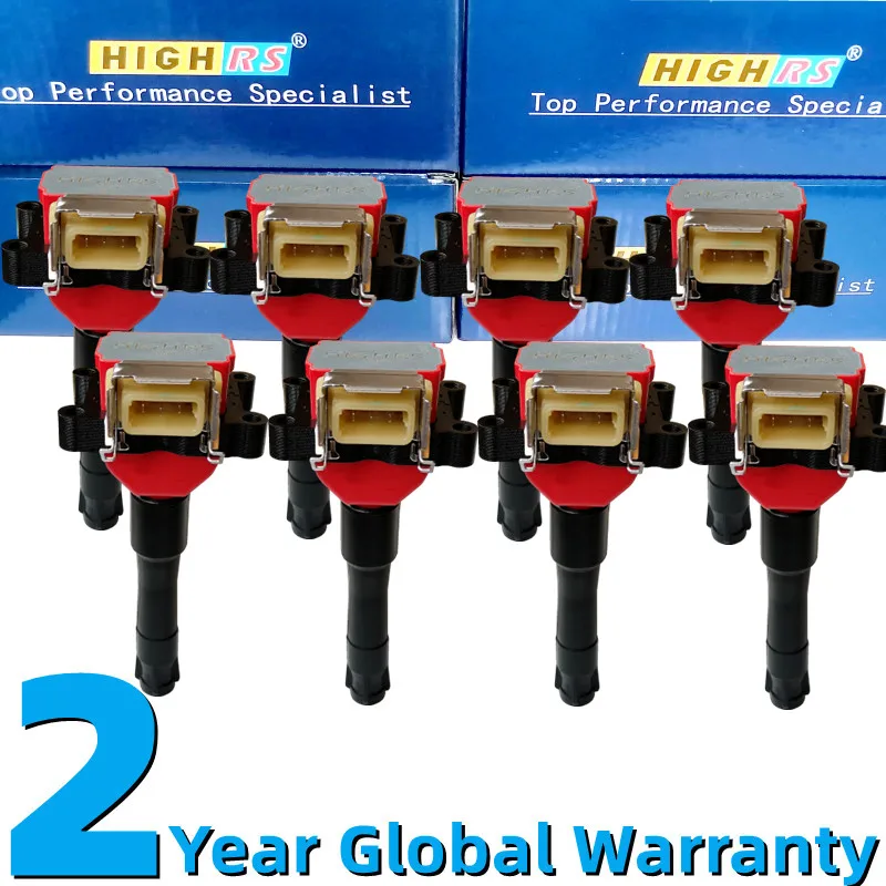 

BMW 2.5L 3.0L IGNITION COIL FORL6 525i 325i 530i 740i E30 E31 E32 E34 E36 E38 M3 PERFORMANCE 12131726176 12131726177 6 coils