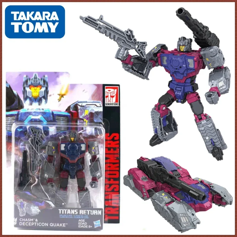 In Stock Takara Tomy Transformers G Series Titan Return D-Class Tremors Collect Figure Anime Robot Anime Action Models Toys Gift