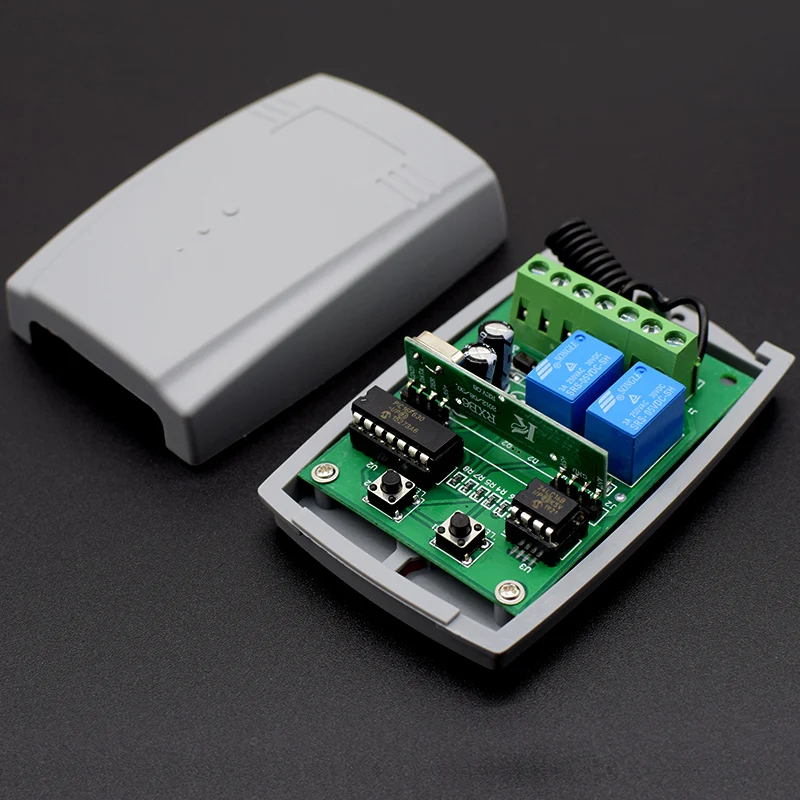 433 МГц контроль доступа к гаражом, пароль, универсальный 2CH, 433,92 МГц, приемник с подвижным кодом, беспроводная клавиатура, автоматическое устройство открывания ворот