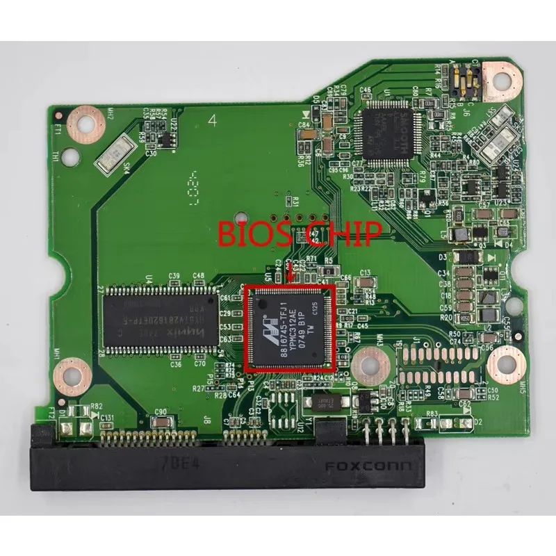 Hard Disk Circuit Board NUMBER: 2060-701474-002 REV A, 2061-701474-300 / 2060-701474-001 WD10EACS, WD7500AACS