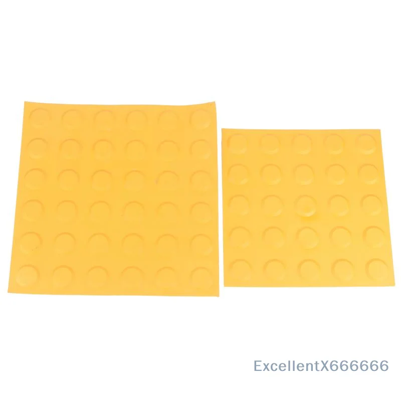 PVC Tactile Paving Tiles Non-Toxic Eco-Friendly Anti-Slip Surface for Sidewalk Blind Path Kindergarten Public Area Renovation