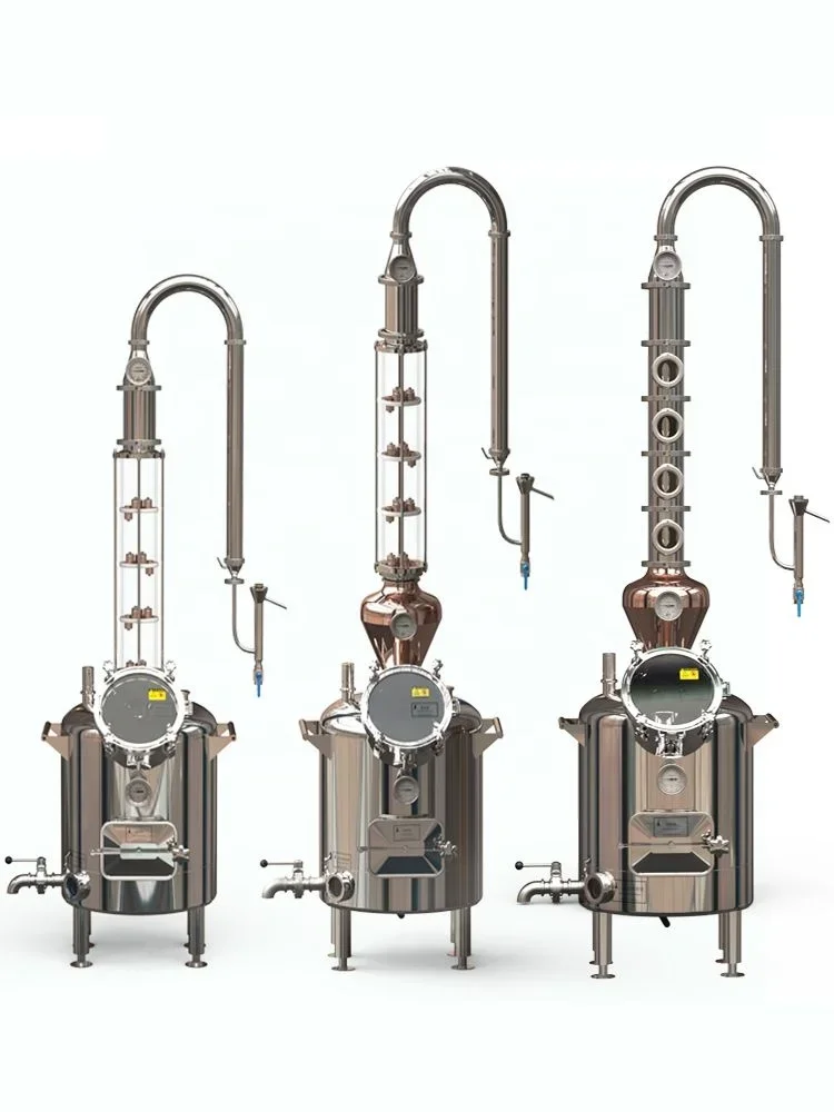 100L المقطر الكحول الجن المقطر النحاس ويسكي لا يزال