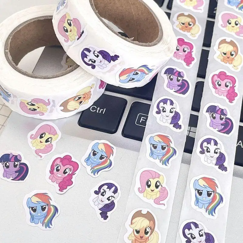 Cartoon Kawaii Cute My Little Pony Stickers Sealing Sticker Diy Decoration Computer Decoration Girl Birthday Gift For Children