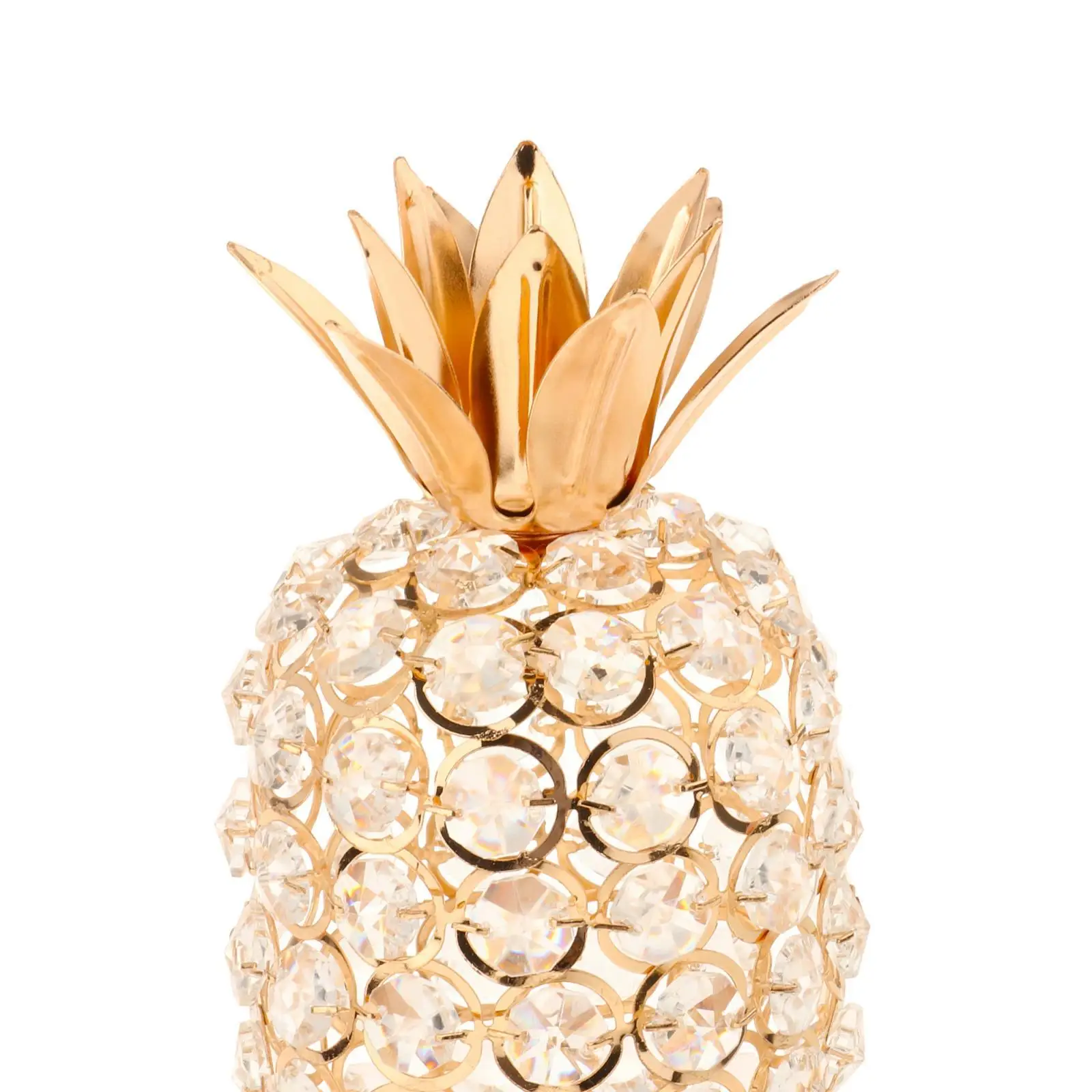 Crystal Rhinestone Pineapple Ornament Home Desk Decor Gift Decorative Home Office Table Art Figurines