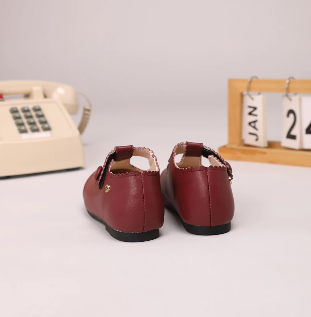 AS Kinderschuhe Marken-Kinderschuhe Baby Mädchen Lederschuhe Kleinkind Prinzessin Ballerinas Jungen Brogue Oxford Weiche Plateau Mary Jane Schuhe – Detail 11