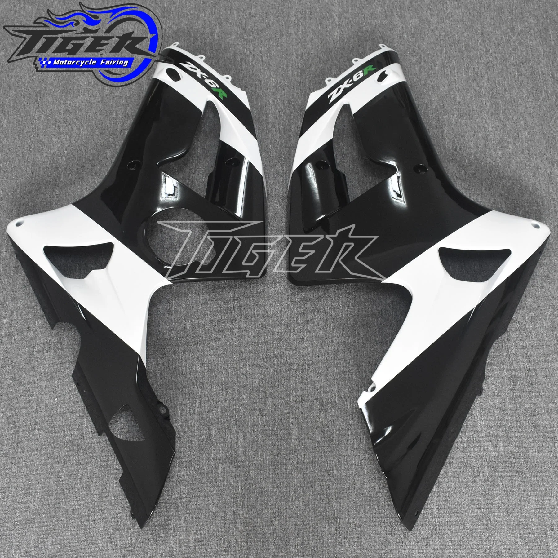 

For KAWASAKI ZX-6R 2003 2004 Fairing Motorcycle Set Body Kit Decoration Plastic Guard Plate Accessories Shell