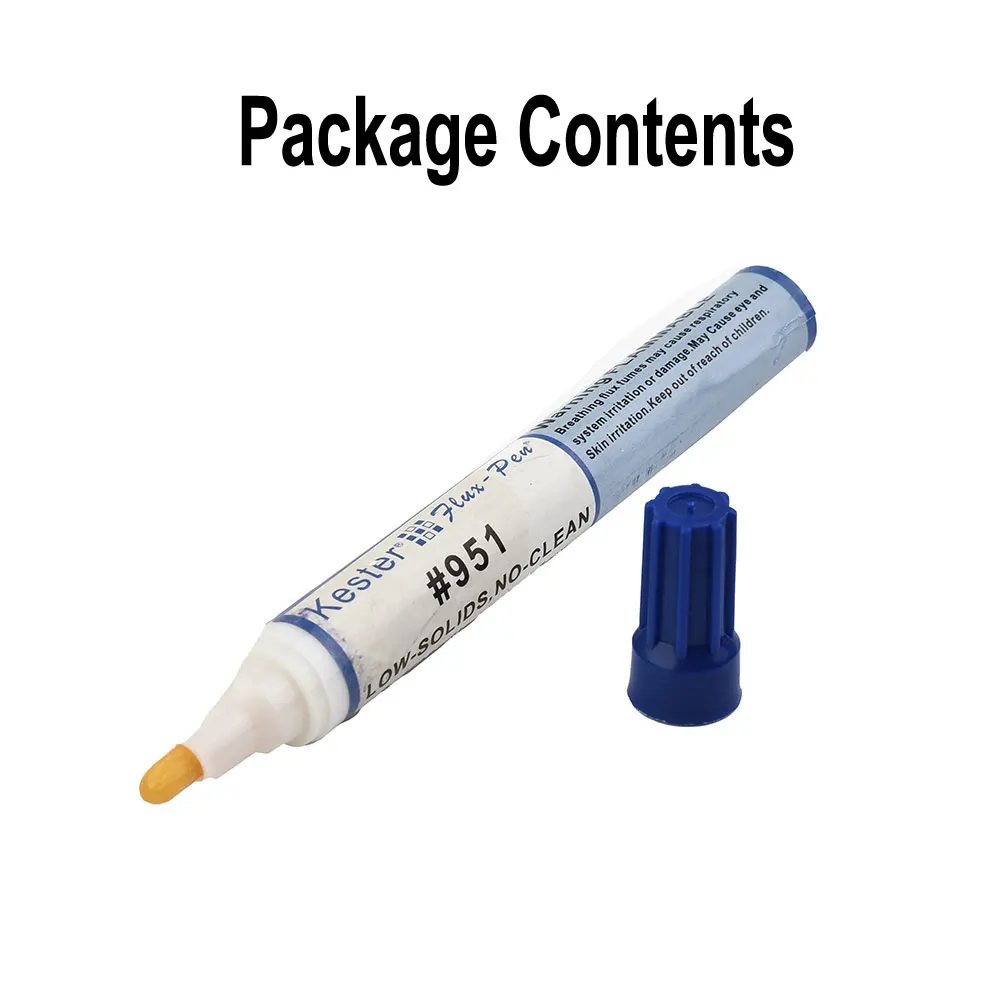 Soldering Pen Flux Pen Home Industry No Clean Solder Rosin 1 Pcs 1.5 Cm X 14 Cm 10ml For Soldering Solar Cells