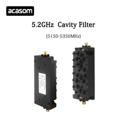 5.2GHz Indoor Bandpass 100MHz Filter Cavity Filter WIFI Network Filter 5.2GHz drone use