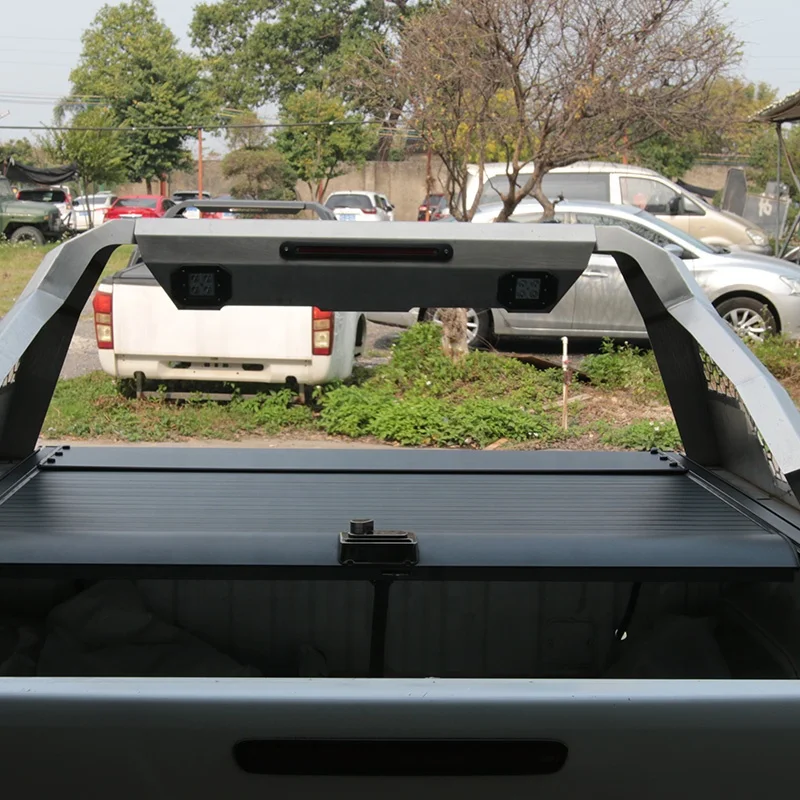 

High Quality Hard Retractable Tonneau Cover Aluminium Roller Lid Shutter Pickup Truck Bed Cover for Navara D40 2015-2022