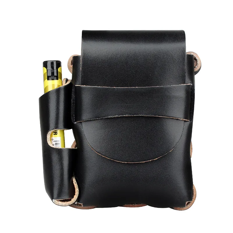 Leather Cigarette Case Bag Box Holder Belt Bag Cigarette Bag Case Box Smoking Bag