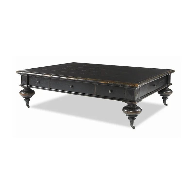 

Nordic modern all-solid wood rectangular art coffee table small apartment living room all-solid wood light luxury personalizedge