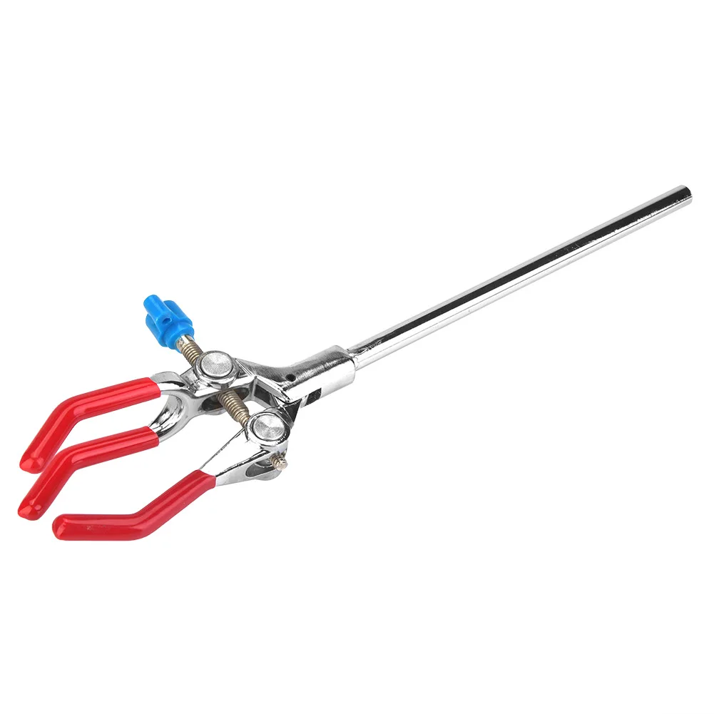 

Three Jaw Clamp Zinc Alloy Chemical Flask Three Jaw Clamp Plastic Head Burette Condenser Clamp Laboratory Tools