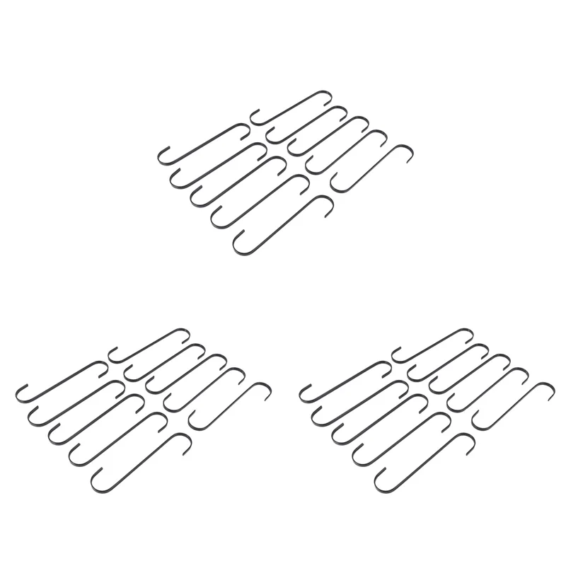 

30 Pack Extra Large 10 Inch Long S Hooks For Hanging Plant,Basket,Tree Branch,Closet,Garden,Pergola,Indoor Outdoor Uses-ABQU