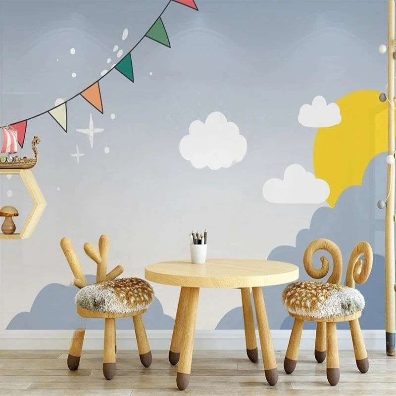 MU8018 Any Size Mural Wallpaper Guitar Music Equipment Cartoon 3D Stereo Background Wall Home Decoration Painting Wall Papers