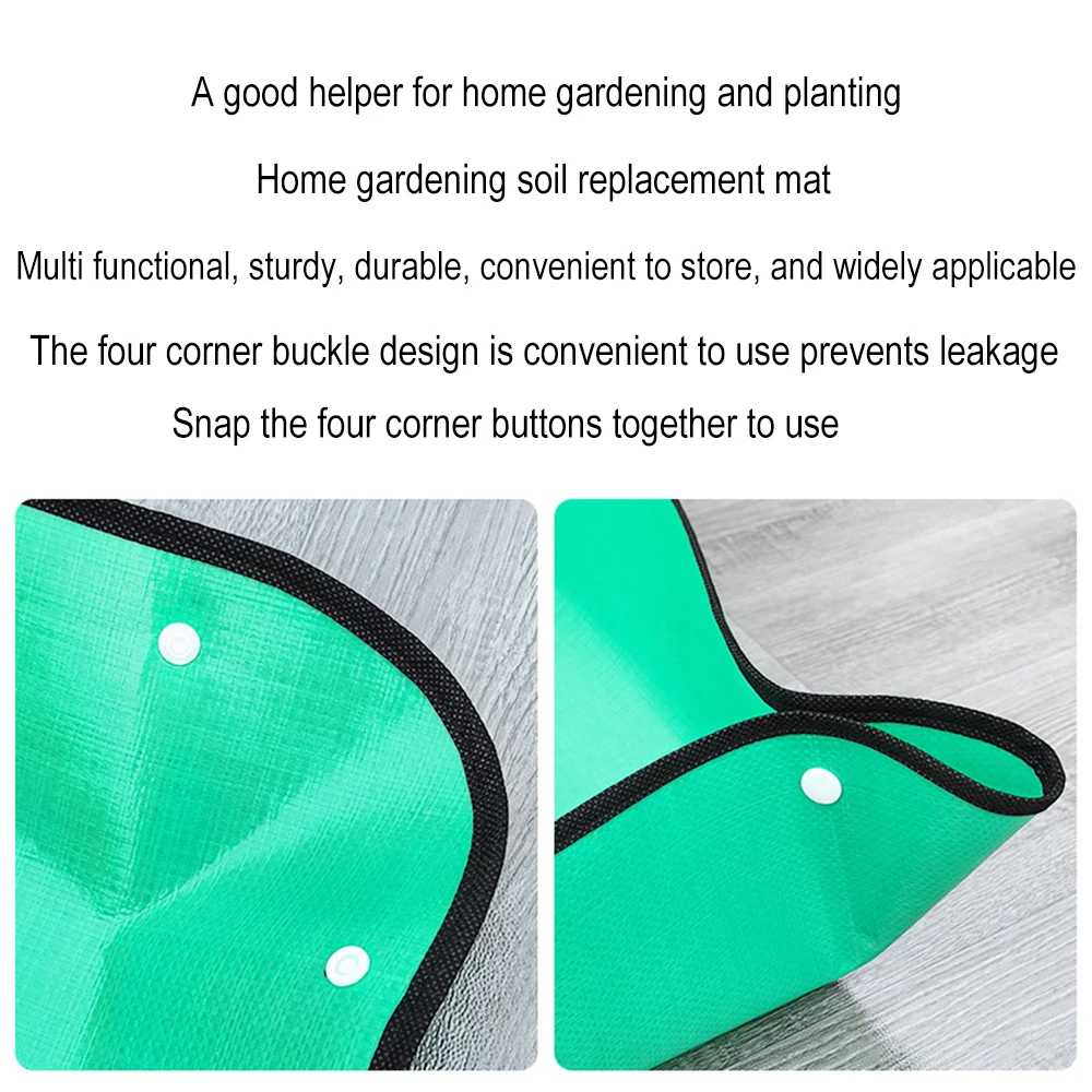 New Home Gardening Supplies Planting Mat Potting Pad Foldable Garden Plant Flower Pot Reusable Transplanting Waterproof Mats