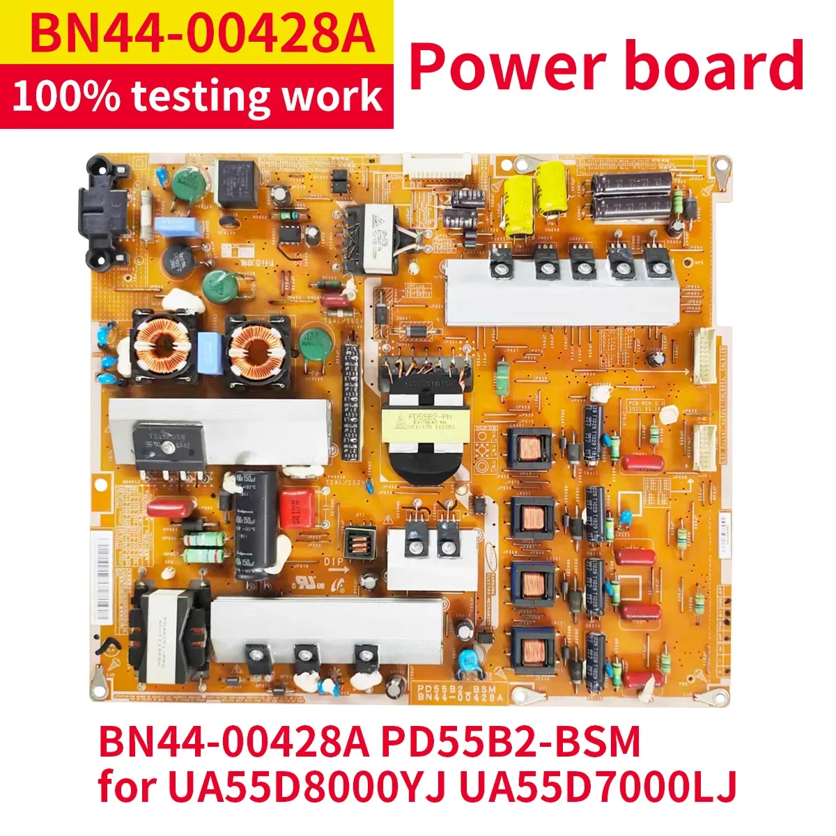 Good test BN44-00428A BN44-00428B PD55B2_BSM for Samsung UA55D8000 power supply board UN55D6400UF UE55D7000LS UE55D8000YU