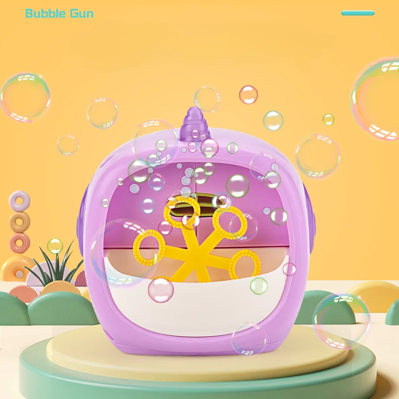 ฟองสบู่ไฟฟ้า ​ การ์ตูนไดโนเสาร์รูปสัตว์เต็มอัตโนมัติต่อเนื่อง Bubble Hand-held Desktop Bubble Machin